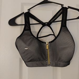 Zip up bra